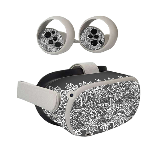 MightySkins OCQU2-Floral Lace Skin for Oculus Quest 2 - Floral Lace