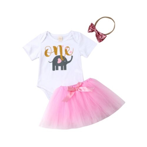 3Pcs Baby Girl Clothes Set Babies Girls Letters