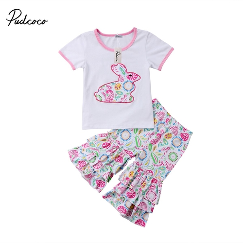 2018 Newborn Toddler Baby Girls Cartoon Outfit