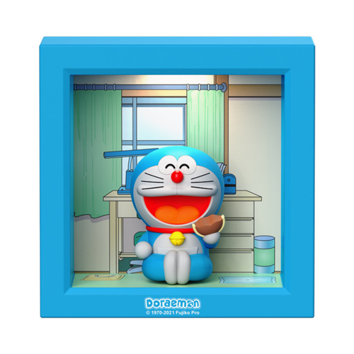 Doraemon Photo Frame Night Light Action Figures Cartoon Bedside Lamp