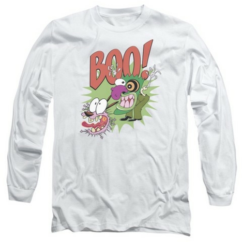 Trevco Courage The Cowardly Dog-Stupid Dog - Long Sleeve Adult 18-1 Te