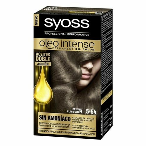 Permanent Dye   Syoss Olio Intense Ammonia-free Nº 5,54 Light Brown