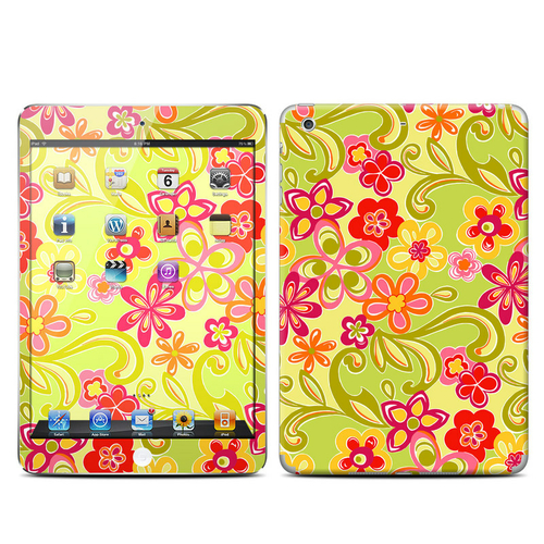 DecalGirl IPDMR-HFPINK Apple iPad Mini Retina Skin - Hippie Flowers Ho