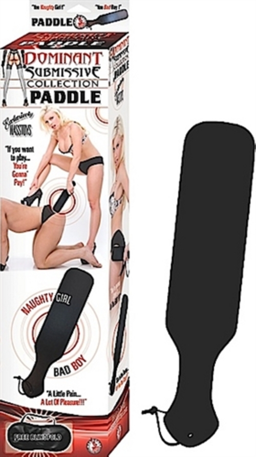 Dominant Submissive Collection Paddle-Black