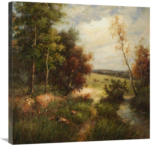 Global Gallery GCS-132501-3030-142 30 x 30 in. Meadow Trail Art Print 