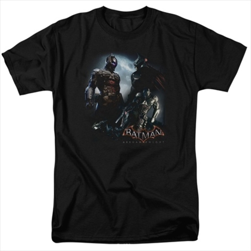 Batman Arkham Knight-Face Off - Short Sleeve Adult 18-1 Tee, Black
