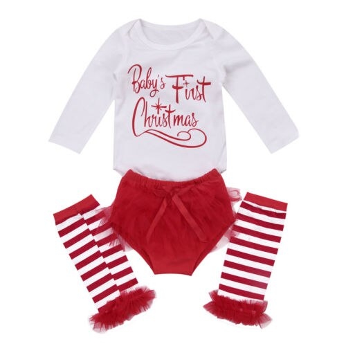 Christmas Newborn Baby Boy Girl Long Sleeve Tops