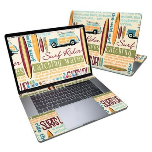 DecalGirl MB516-SURFW Apple MacBook Pro 15 in. 2016 Skin - Surf Words