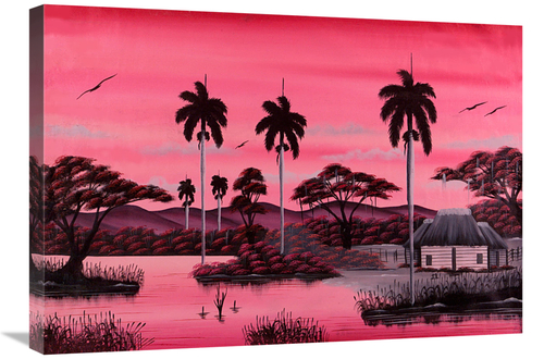 Global Gallery GCS-477314-30-142 30 in. Jumby Village 2 Art Print - Fe