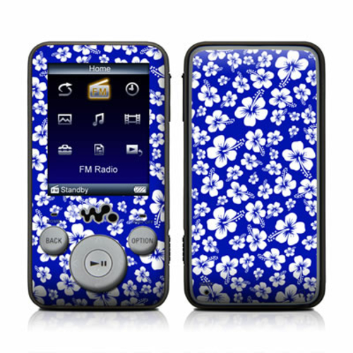 DecalGirl SWKE1-ALOHA-BLU E Series - 1st Gen Walkman Skin - Aloha Blue