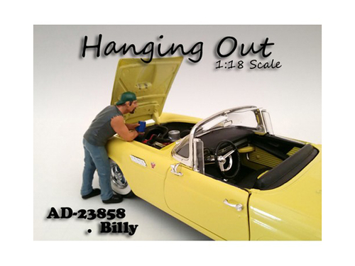 \Hanging Out\" Billy Figure For 1:18 Scale Models by American Diorama"
