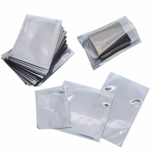Pack of 200 Static Shielding Bags 18 x 18. Grey Electrostatic Bags