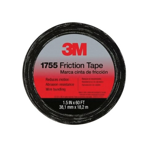 Scotch 57173-S-10 1.50 in. Friction Tape  Black