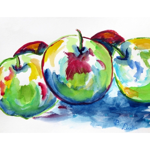 Betsy Drake FL818 12.5 x 18 in. Three Apples Flag