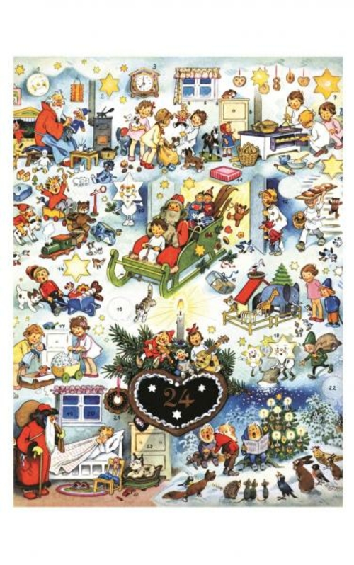 Alexander Taron 11728 Korsch Advent - Santa with Angels, Children