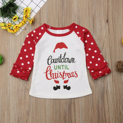 Pudcoco Autumn Toddler Kids Baby Girls Christmas