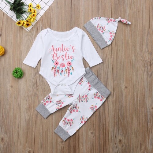 Newborn Infant Baby Girls Clothes Autumn Full