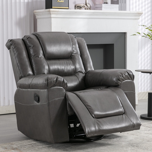 360°Swivel and Rocking Home Theater Recliner Manual Recliner Chair