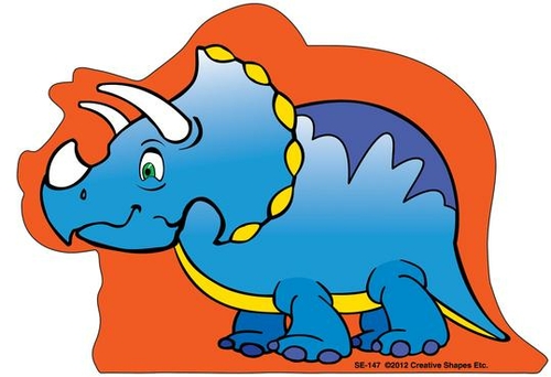 Creative Shapes Etc SE-147 9 x 6 in. Large Notepad, Triceratops - 