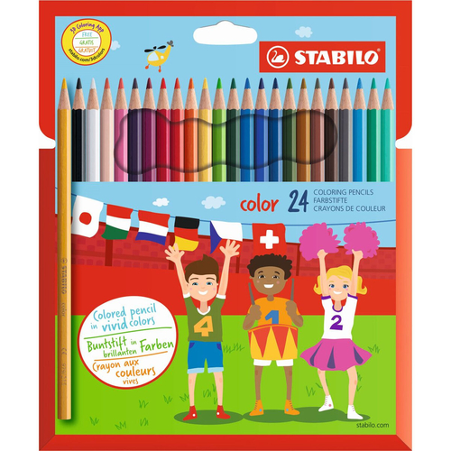 Colouring pencils Stabilo CF24 PASTELLI COLOR