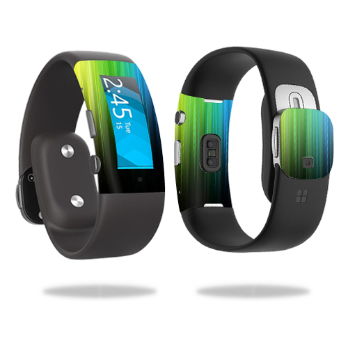 MightySkins MIBAND2-Rainbow Streaks Skin for Microsoft Band 2 Cover Wr
