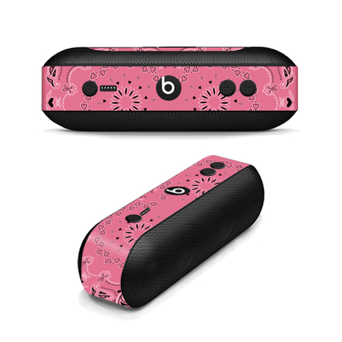 MightySkins BEPILLPL-Pink Bandana Skin Decal Wrap for Beats by Dr. Dre