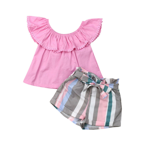 Fashion Toddler Baby Girl Kid 1 6Y Clothes Sets