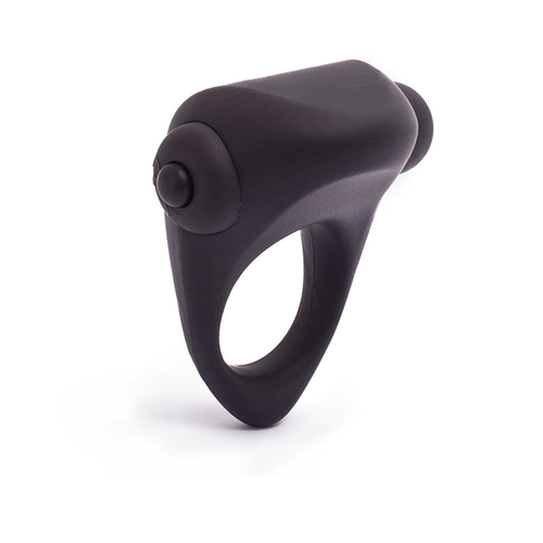 Vibrating Ring Platanomelón Mío Black Silicone