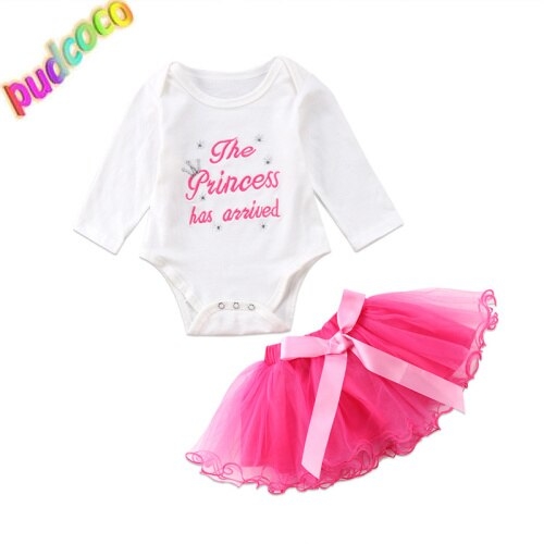 Kids Baby Girls Princess Has Arrived Letter