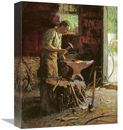 Global Gallery GCS-268405-16-142 16 in. Blacksmith Art Print - Edward 