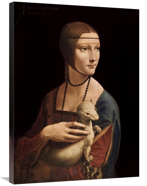 Global Gallery GCS-277249-36-142 36 in. Portrait of Cecilia Gallerani 