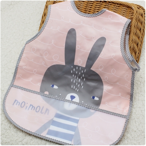 Baby Bibs EVA Plastic Waterproof Lunch Feeding