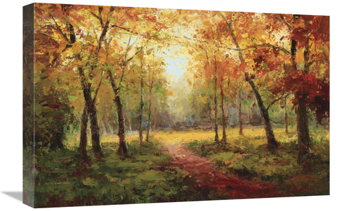 Global Gallery GCS-132543-1624-142 16 x 24 in. A Beautiful Walk in the