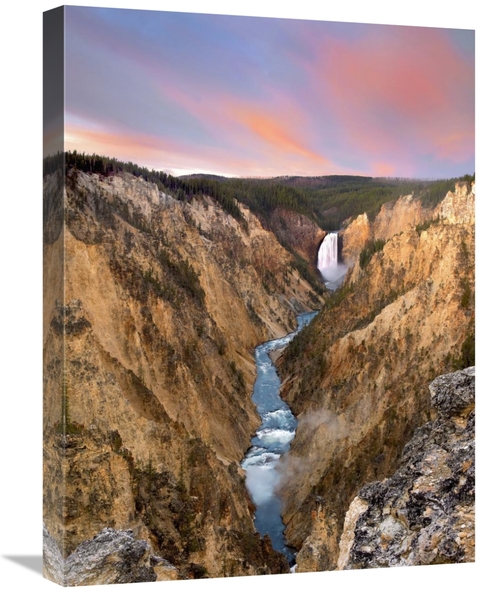 Global Gallery GCS-396517-1824-142 18 x 24 in. Lower Yellowstone Falls