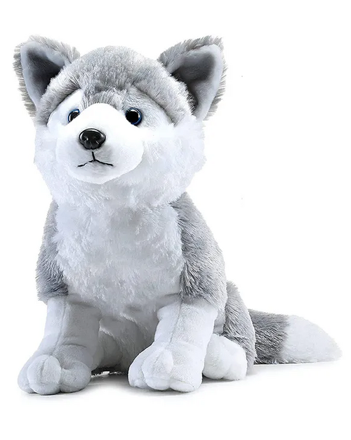 Big Size Plush Husky Dog Stuffed Animal Puppy Soft Toy - Height 40 cm