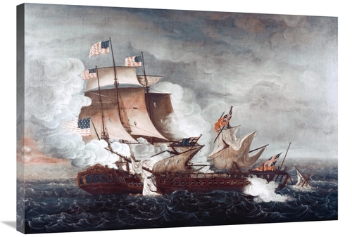 Global Gallery GCS-276747-36-142 36 in. Battle of Constitution & Guerr