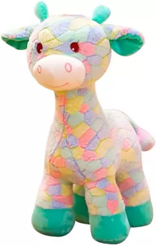 Rainbow Giraffe Super Soft Plush Deer Toy for Girls & Boys Kids