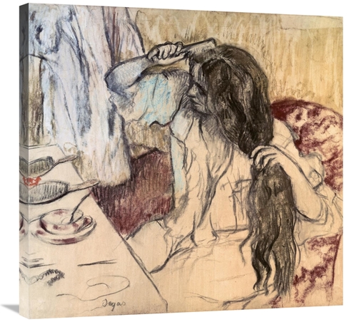 Global Gallery GCS-277348-30-142 30 in. Woman at Her Toilette Art Prin