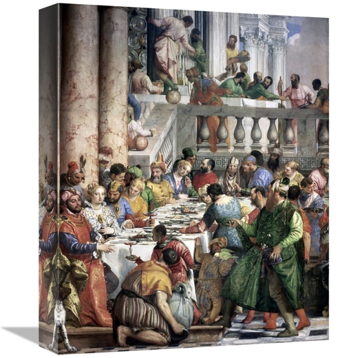 Global Gallery GCS-281433-16-142 16 in. Marriage at Cana - Detail Art 