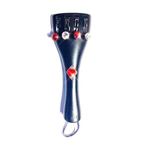 Rozanna's Red Rose Crystalline Violin Tailpiece