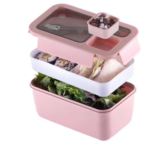 Tarlini | Pink Bento box   Premium Bento Lunch Box with Compartments