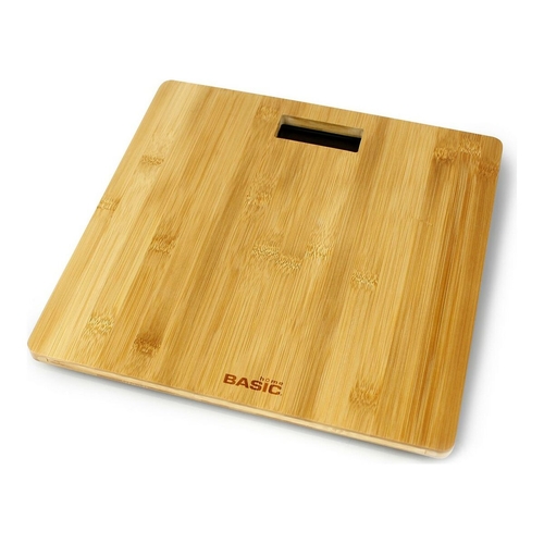 Digital Bathroom Scales Basic Home Bamboo (30 x 30 x 3,5 cm)