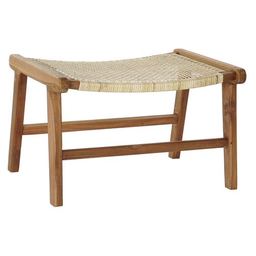 Bench DKD Home Decor   65 x 47 x 40 cm Natural Teak Plastic