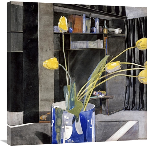 Global Gallery GCS-266809-36-142 36 in. Yellow Tulips Art Print - Char