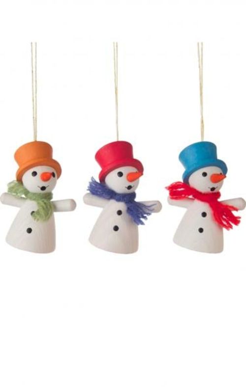 Alexander Taron 199-391 Dregeno Ornament - Assorted Snowmen, Set o