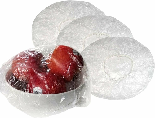 PUREVACY Large Plastic Bowl Covers for Food 30". Pack of 100
