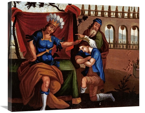 Global Gallery GCS-267900-30-142 30 in. The Temple of Jupiter at Olymp