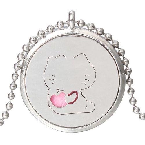 1Pcs Aroma Diffuser Necklace Magnetic Open Lockets