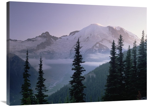 Global Gallery GCS-396718-3040-142 30 x 40 in. Mt Rainier As Seen at S