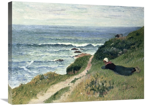 Global Gallery GCS-282567-30-142 30 in. Young Breton Girl Stretching O